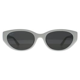 Ray-ban rb4457d bio based 677287 gepolijst wit donkergrijs zonnebril