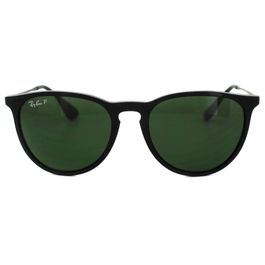 Ray-ban zonnebril erika 4171 601/2p zwart groen gepolariseerd
