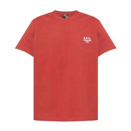 ‘raymond’ t-shirt a.p.c. , rood , heren