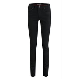 Red button 00-04 black denim