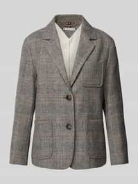 Regular fit blazer met reverskraag