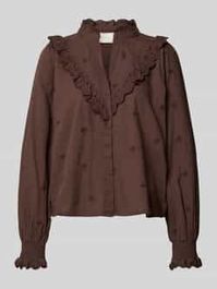 Regular fit blouse met ruches, model 'degas'