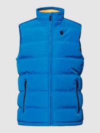 Regular fit bodywarmer met labelapplicatie, model 'snowdome'