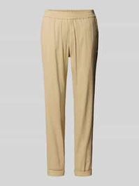 Regular fit broek met elastische band