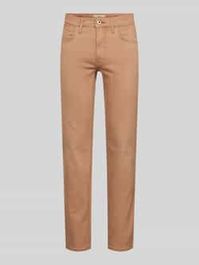 Regular fit jeans in 5-pocketmodel - Zwart
