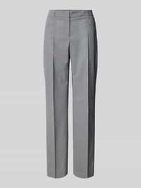 Regular fit pantalon van pure scheerwol