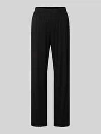 Regular fit pyjamabroek met kant, model 'jasmin'