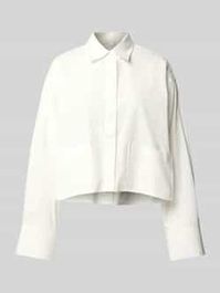 Relaxed fit blouse met opgestikte zakken, model 'lee'
