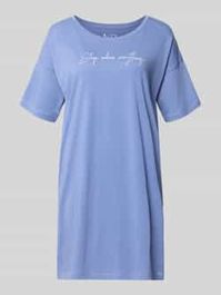 Relaxed fit nachthemd van viscosemix, model 'cozy dreams'