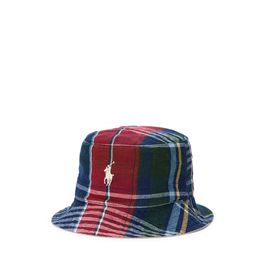 Reversible madras bucket hat