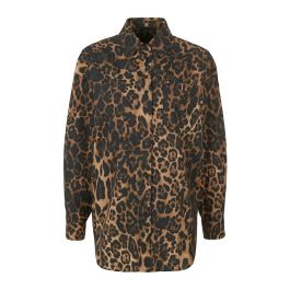 Riani, dames, blouses & shirts, bruin, maat: xs katoen,