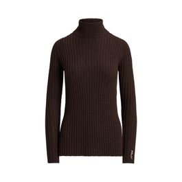 Ribgebreide merinowollen turtleneck