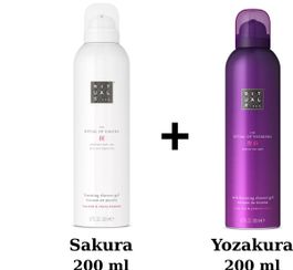 Rituals - duo set - sakura shower gel 200 ml + yozakura shower gel 200 ml + gift bag - douchegels - doucheschuim