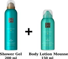 Rituals - karma - duo set - shower gel 200 ml + body lotion mousse 150 ml + gift bag - douchegel - doucheschuim