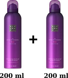 Rituals of yozakura - foaming shower gel - 2 x 200 ml - douchegel yozakura + gift bag