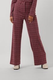 Rode vanilia pantalon tartan tweed tube