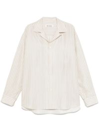 Róhe gestreept overhemd - beige - Beige