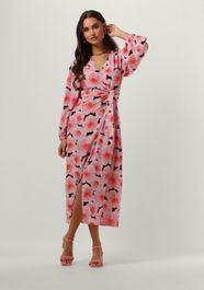 Roze catwalk junkie maxi jurk dr peony wrap