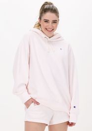 Roze champion trui hooded sweatshirt dms plain