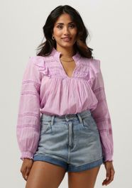 Roze neo noir blouse aroma s voile blouse