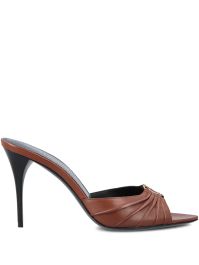 Saint laurent 90 mm babylone sandalen - bruin