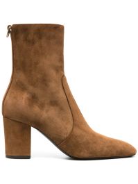 Saint laurent betty suède enkellaarzen - bruin