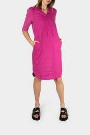 Sandwich dress woven medium festival fuchsia maat: 34 | midi jurken outlet | dames | roze