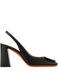 GENSHUO Vrouwen Slingback gesloten teen blokhak pumps 6,9 cm kantoor bruiloft party jurk schoenen, Zwart, 38 EU GENSHUO Vrouwen Slingback gesloten teen blokhak pumps 6,9 cm kantoor bruiloft party jurk schoenen, Zwart, 38 EU
