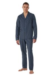 Schiesser selected! premium pyjama navy gestreept