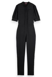 Scotch & soda all in one with beading on the collar evening black maat: 34 | jumpsuits outlet | dames | zwart