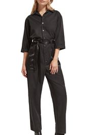 Scotch & soda beaded collar jumpsuit evening black maat: 36 | jumpsuits outlet | dames | zwart