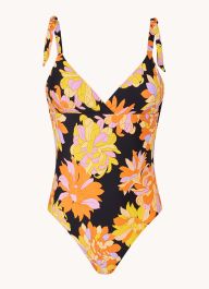 Seafolly palm springs badpak met uitneembare vulling en bloemenprint