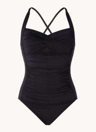 Seafolly twist voorgevormd badpak met plooidetail