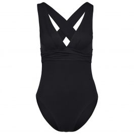 Seafolly - women's collective cross back one piece - badpak maat 8, zwart