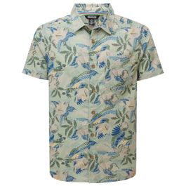 Sherpa - phoenix s/s shirt - overhemd maat m, grijs