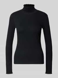 Shirt met lange mouwen en opstaande kraag