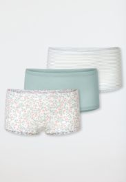Short set van 3 streepjes bloemen meerkleurig - 95/5 140
