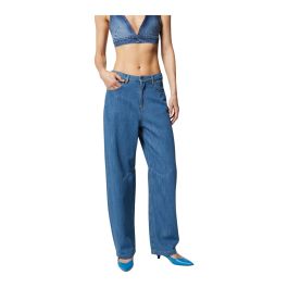 Silvian heach, dames, jeans, blauw, maat: w24 katoen,