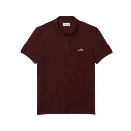 Paarse Slim fit polo shirt, stijl id: l1212-bzd lacoste , paars , heren