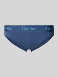 Slip met elastische band en labeldetails