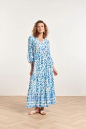 Smashed lemon 24314 prachtige bloemen paisley maxi jurk |