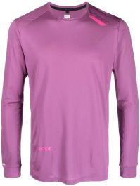 Paarse Soar top met logoprint - paars