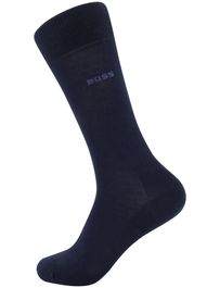 Sokken boss donkerblauw 2-pack effen