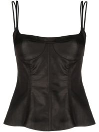 Stella mccartney crush korset top - zwart