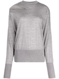 Stella mccartney fijngebreide trui - grijs