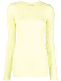 Stella mccartney ribgebreide trui - groen