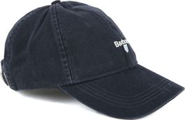 Stijlvolle navy blauwe katoenen pet barbour , blauw , heren