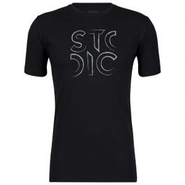 Stoic - stoic orsast. brush t-shirt - t-shirt maat s, zwart