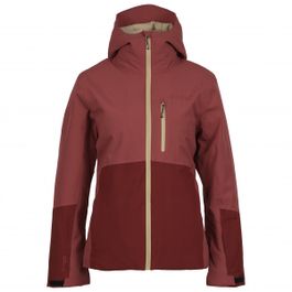 Stoic - women's mountainwool vallrunst. ski jacket - ski-jas maat 44, rood