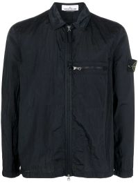 Stone island jack met compass-logopatch - zwart - Zwart